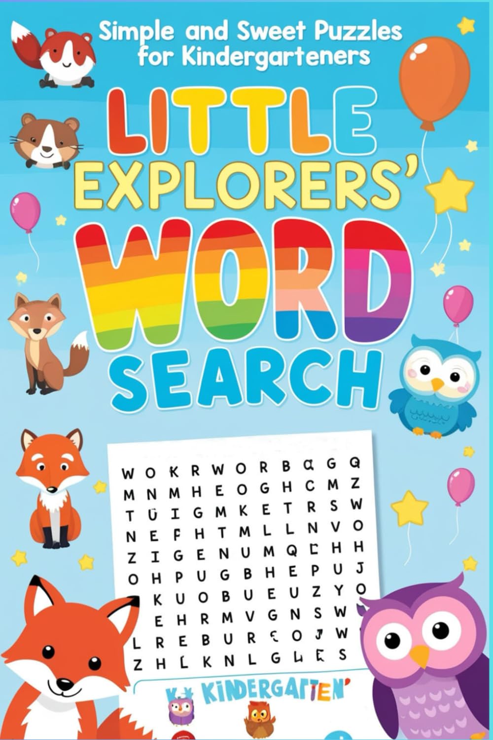 Little Explorers' Word Search: Simple and Sweet Puzzles for Kindergarteners baixar livro de graça