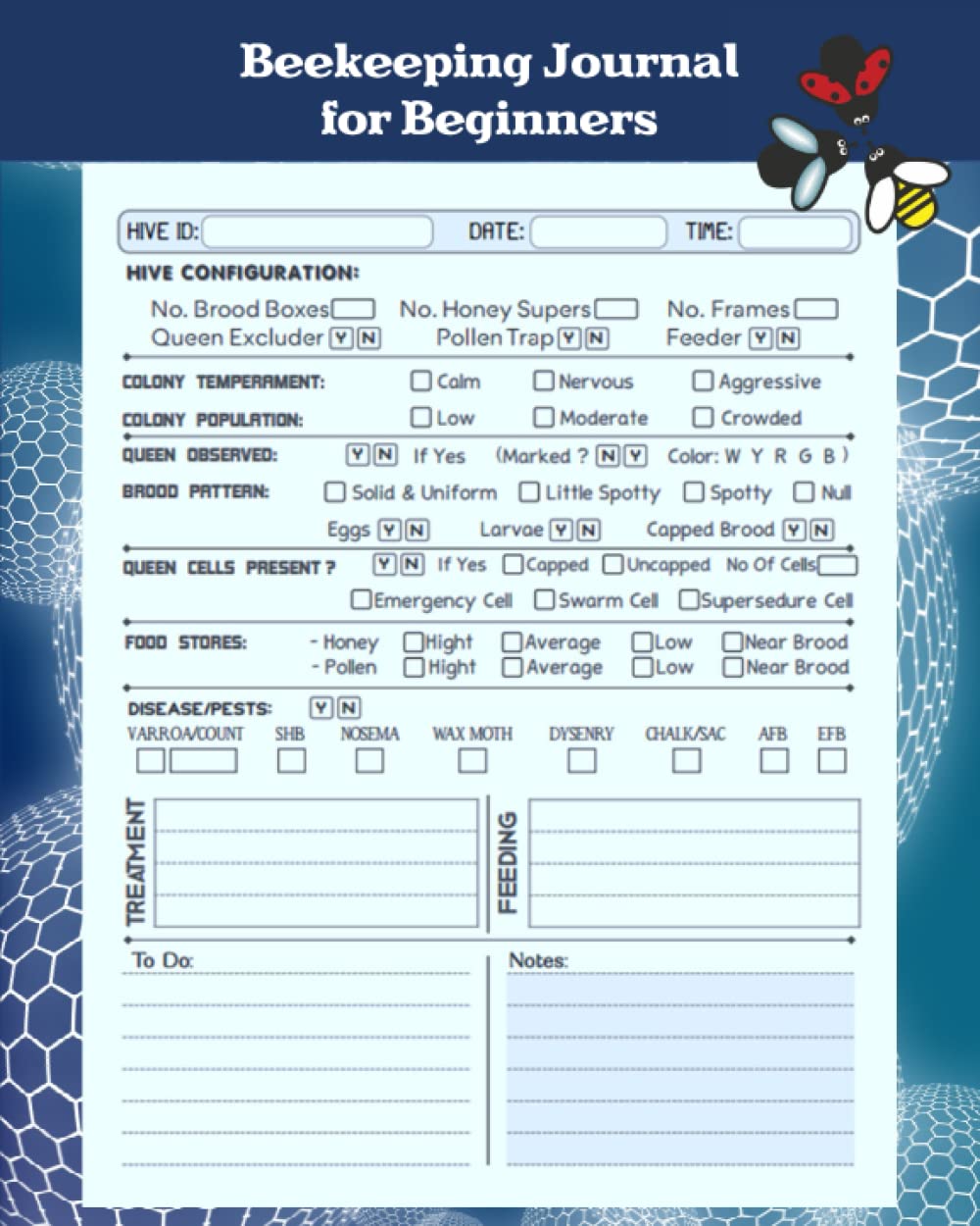 Beekeeping Journal for Beginners: Bee Notebook, Beekeepers, Bee Farming Tracker. baixar livro de graça