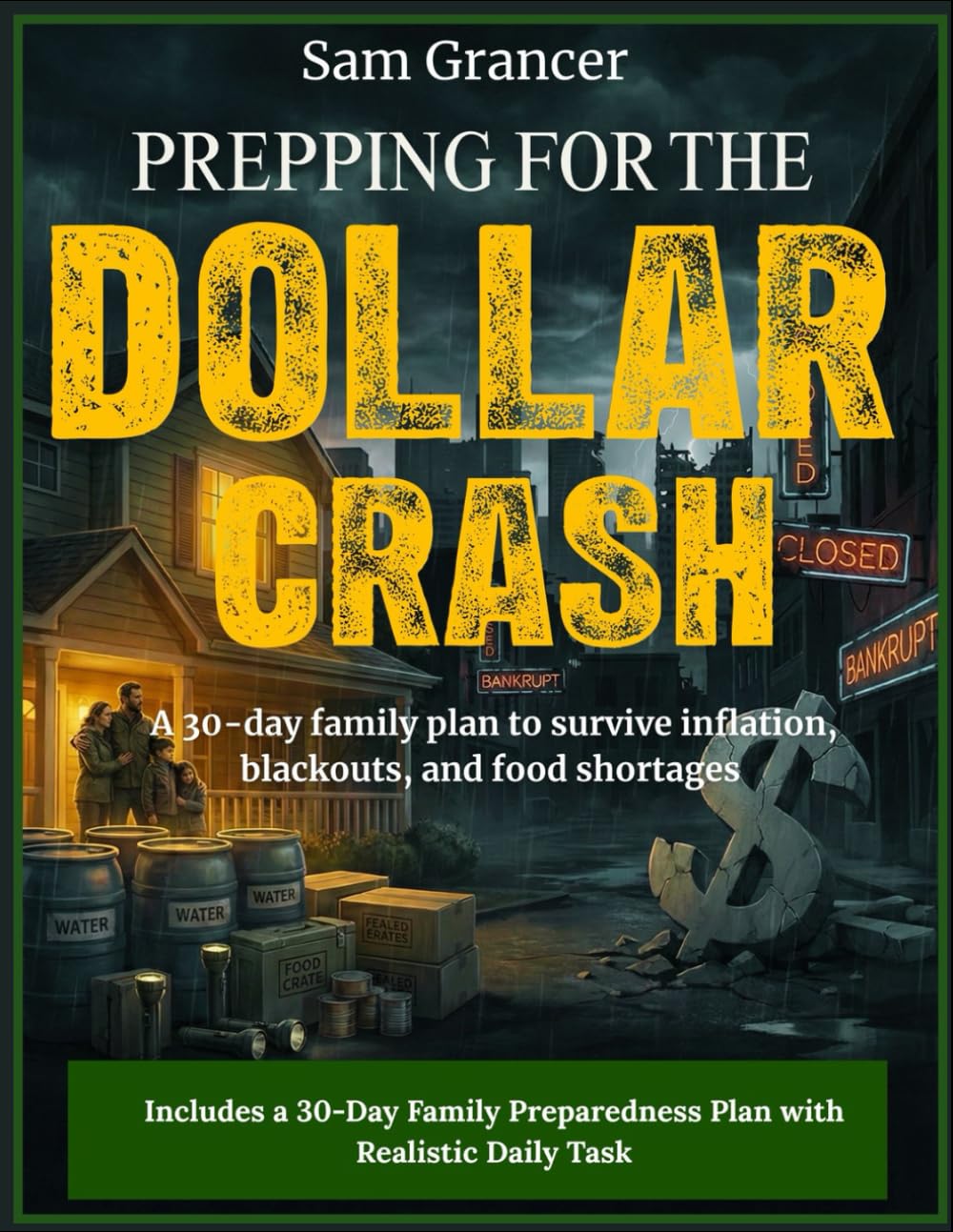 Prepping for the Dollar Crash: A 30-day family plan to survive inflation, blackouts, and food shortages