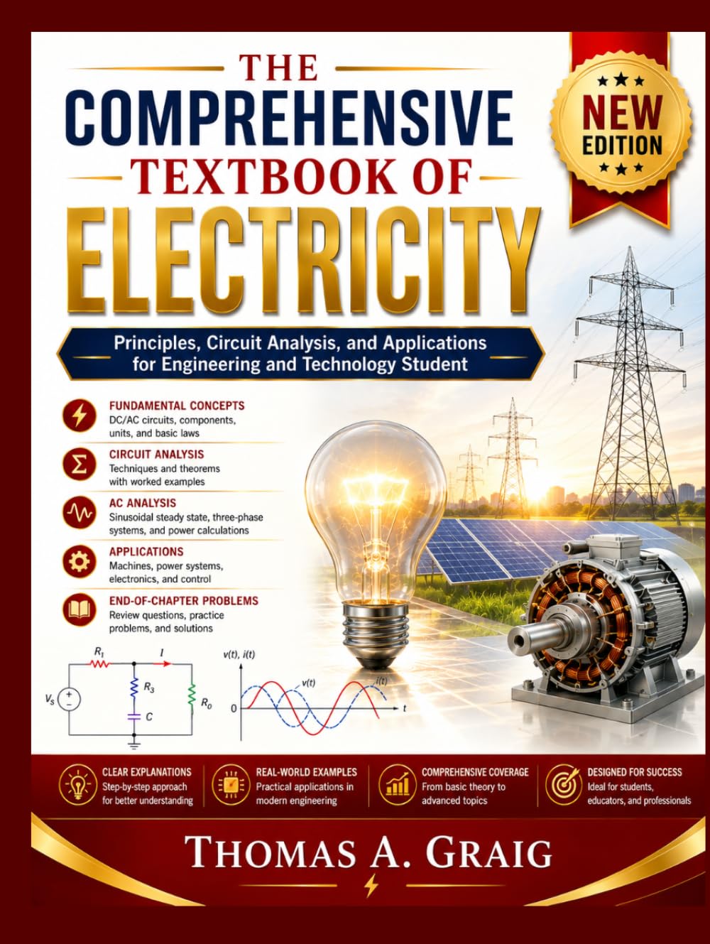 The Comprehensive Textbook of Electricity: Principles, Circuit Analysis, and Applications for Engineering and Technology Students baixar o livro de graça