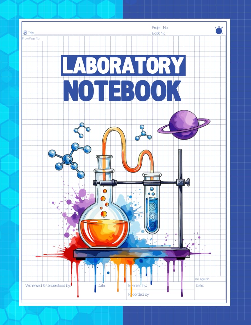 laboratory notebook: Scientific Lab Research Notebook with Grid Pages, for Chemistry and Biology for Students and Researchers baixar o livro de graça