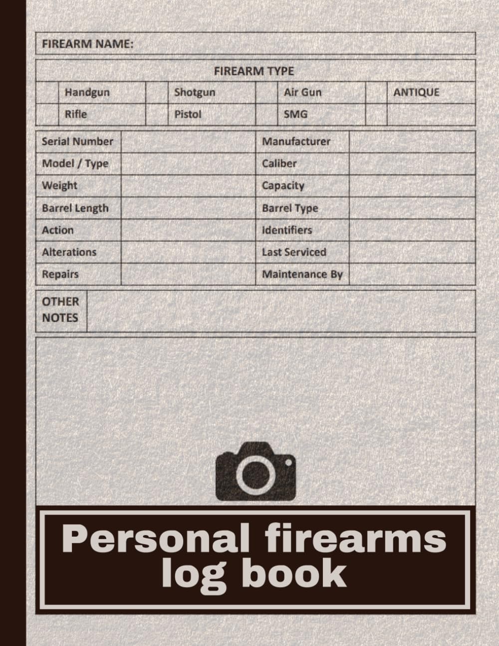 Personal Firearm Log Book: An inventory Record helps gun owners track acquisitions, repairs, and details of firearms. Prioritizing safety,... Maintaining records tracks a firearm’s. baixar o livro de graça