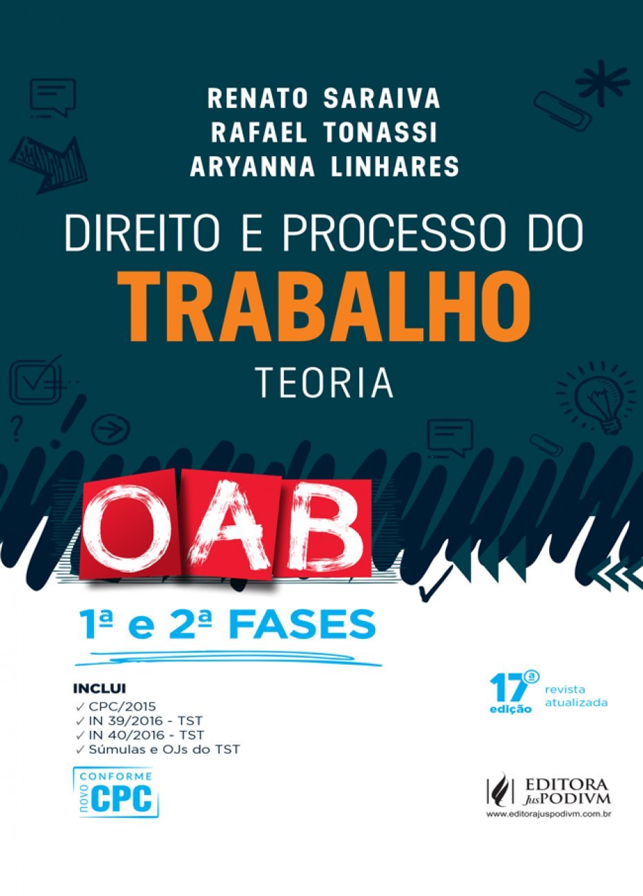 ler totalmente Direito e Processo do Trabalho: Teoria - OAB - 1ª e 2ª Fases