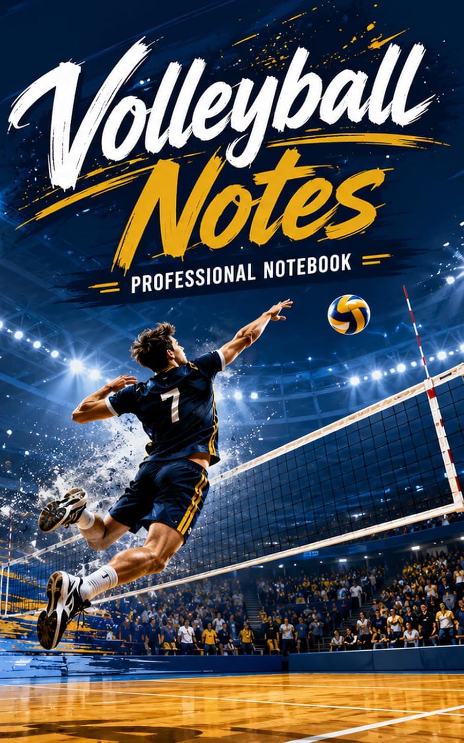 sports notes book: Professional Lined Notebook for Volleyball Players, Coaches, Fans and Team Motivation baixar livro de graça