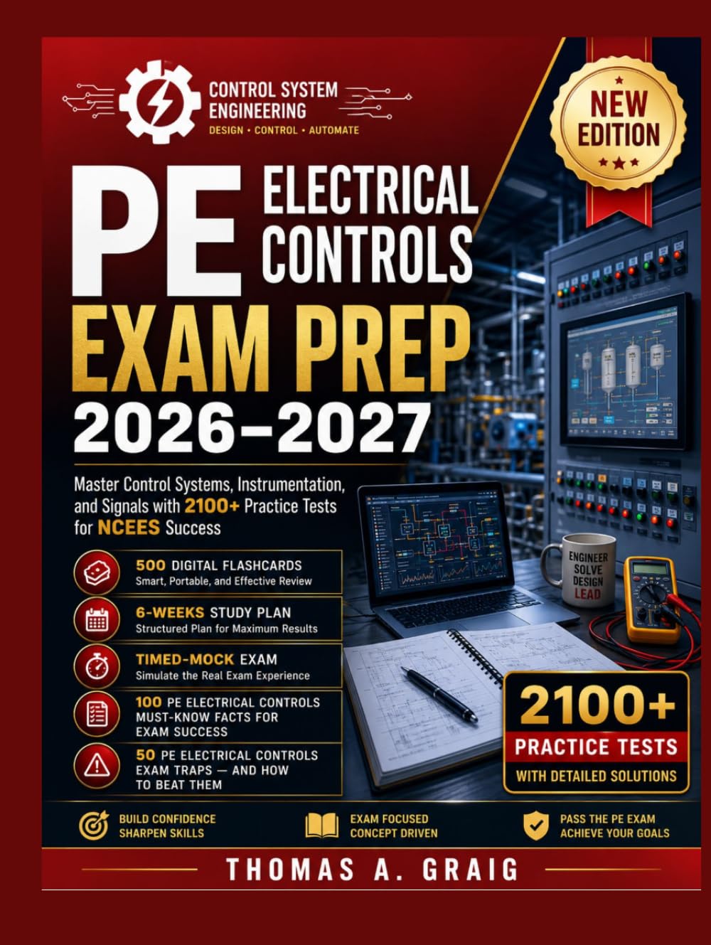 PE Electrical Controls Exam Prep 2026–2027: Master Control Systems, Instrumentation, and Signals with 2100+ Practice Tests for NCEES Success baixar o livro de graça