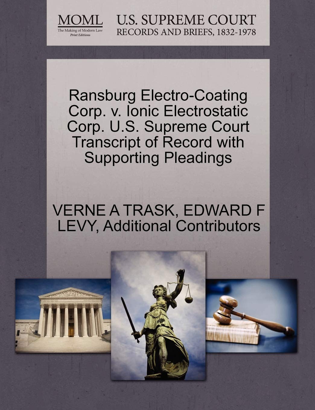 Ransburg Electro-Coating Corp. v. Ionic Electrostatic Corp. U.S. Supreme Court Transcript of Record with Supporting Pleadings baixar livro de graça