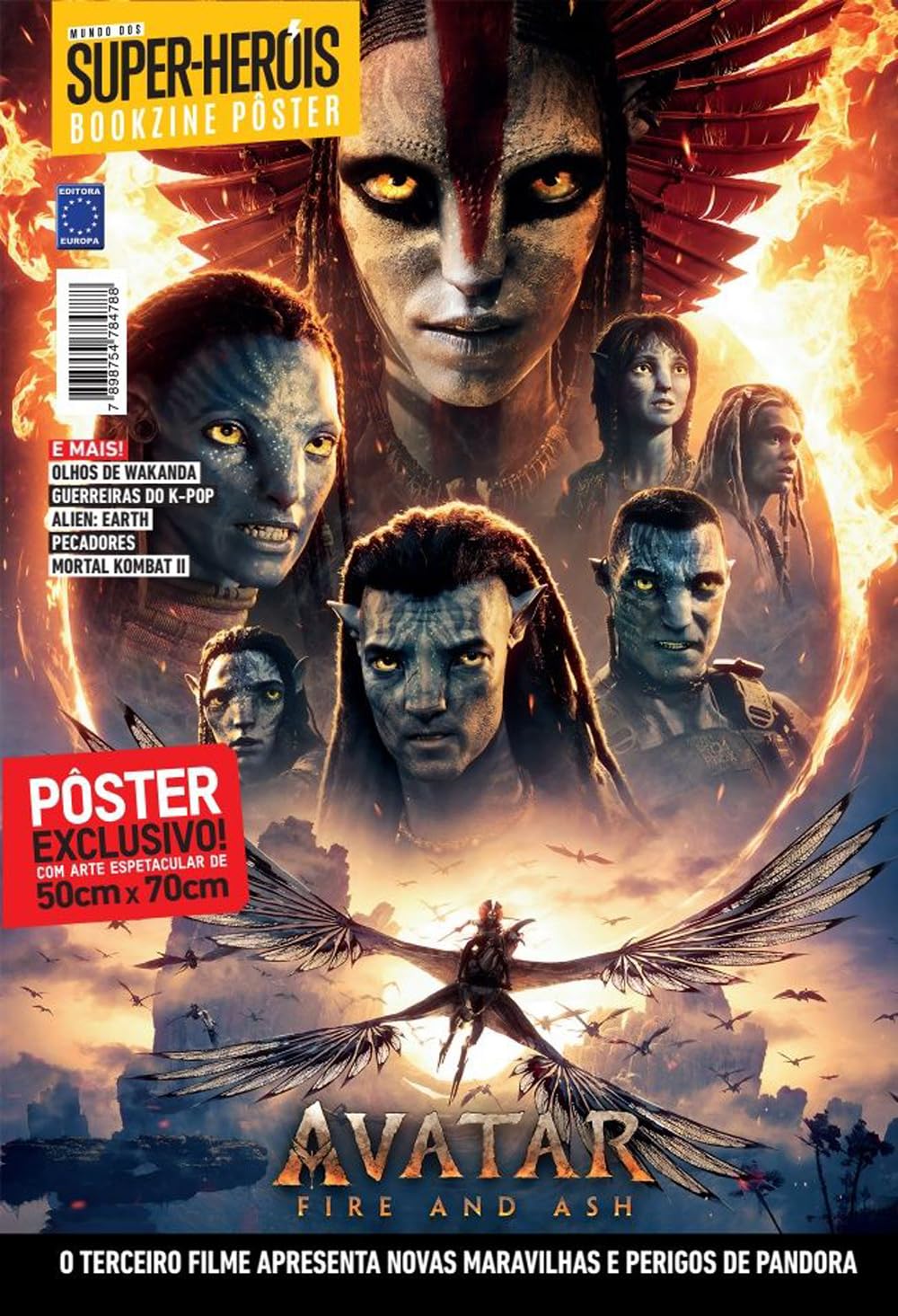 Avatar: Fire and Ash - Arte B - Superpôster Mundo dos Super-Heróis baixar o livro de graça