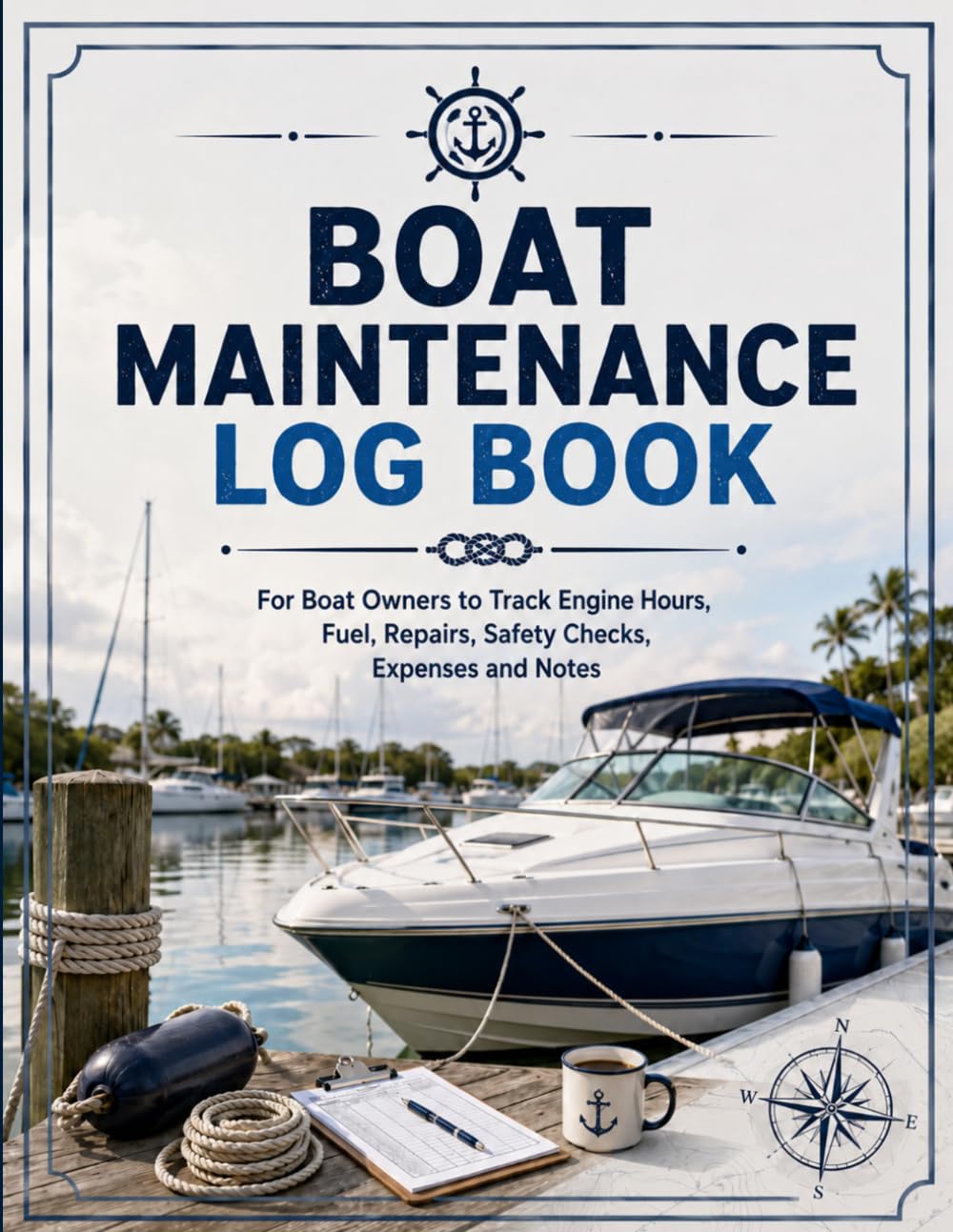 ler totalmente Boat Maintenance Log Book: For Boat Owners to Track Engine Hours, Fuel, Repairs, Safety Checks, Expenses and Notes