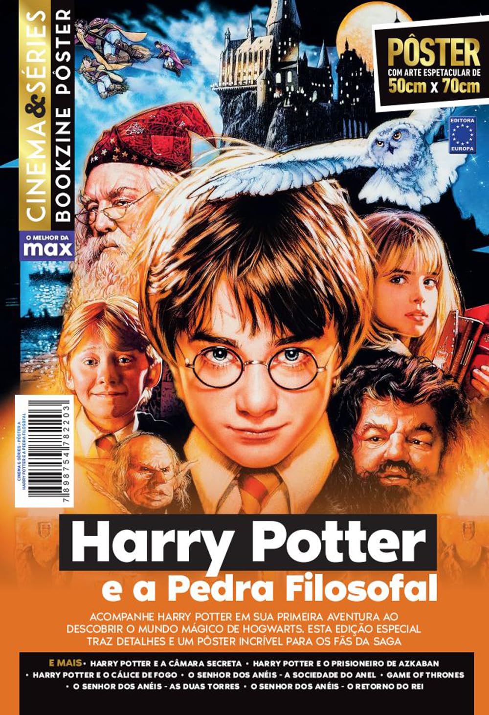 ler totalmente Harry Potter e a Pedra Filosofal - Superpôster Cinema e Séries