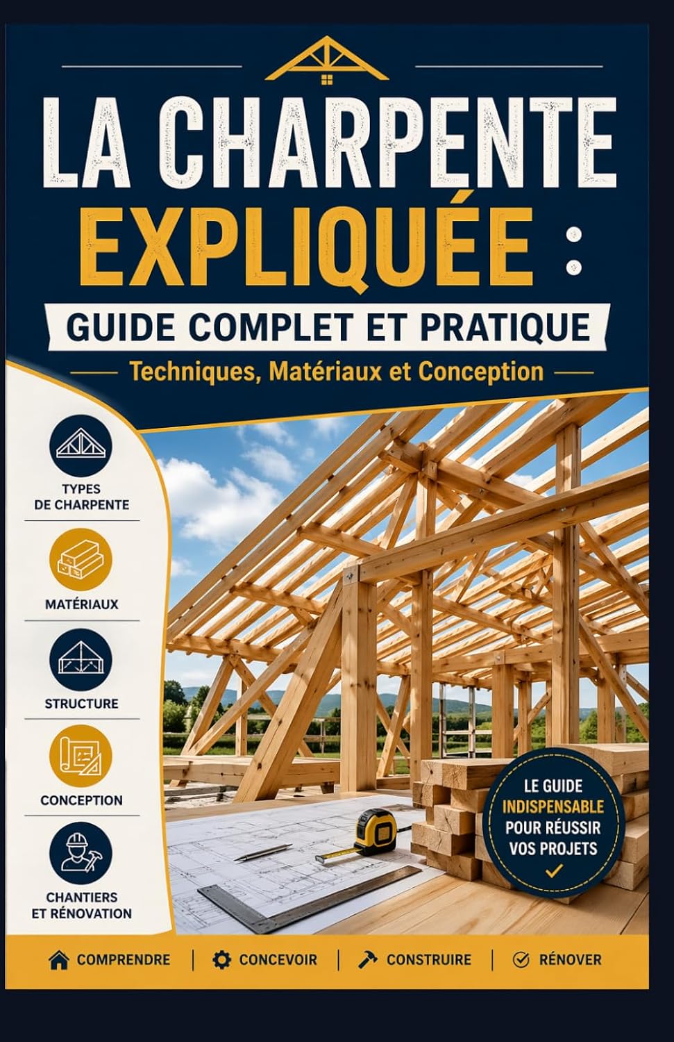 La Charpente Expliquée: Guide Complet et Pratique: Techniques, Matériaux et Conception tout savoir ! (French Edition) baixar o livro de graça