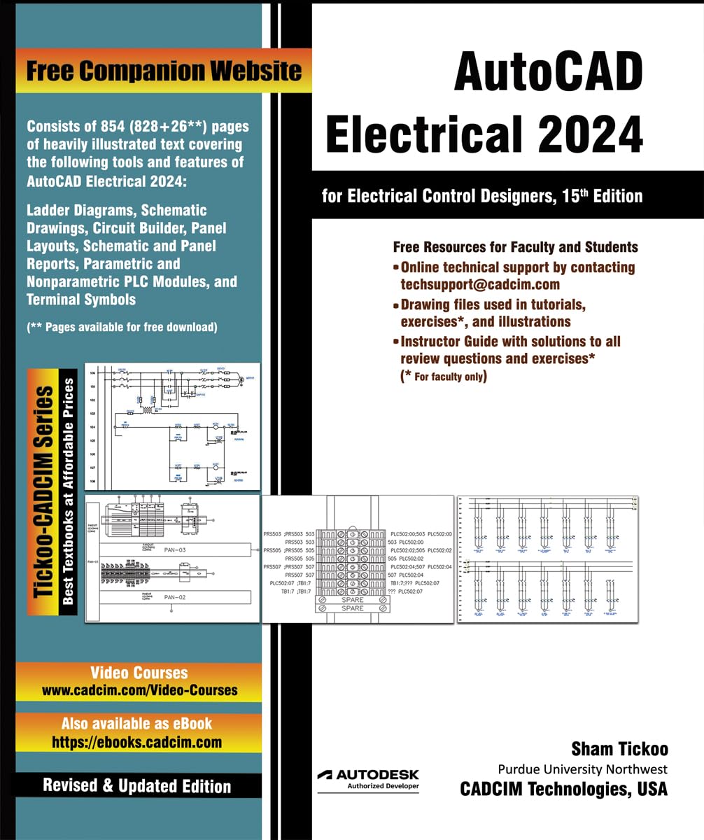 capítulo por capítulo baixar AutoCAD Electrical 2024 for Electrical Control Designers, 15th Edition (English Edition)