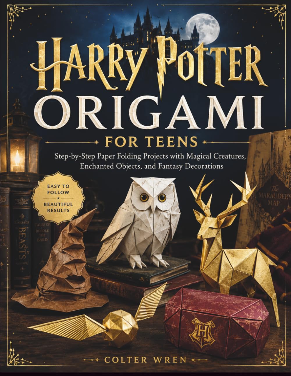 HARRY POTTER ORIGAMI FOR TEENS: Step-by-Step Paper Folding Projects with Magical Creatures, Enchanted Objects, and Fantasy Decorations baixar livro de graça
