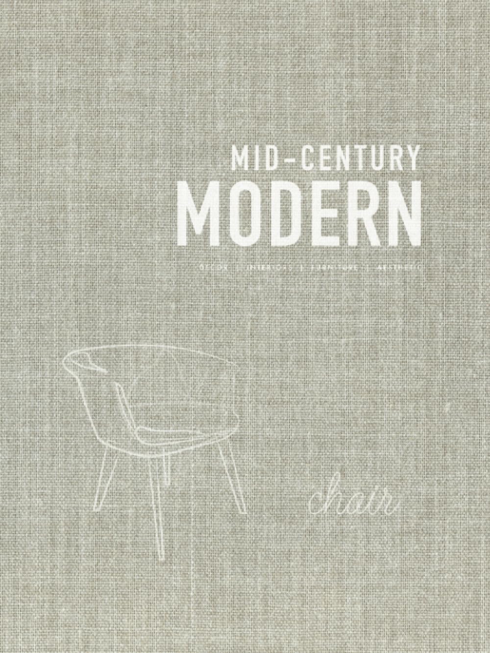 Mid Century Modern - Chair | A Decorative Hard Cover Coffee Table Book with Realistic Linen Fabric Design: Ideal Decorative Stacking Piece for... Grid Journal Pages Inside (Designer Decor) baixar livro de graça