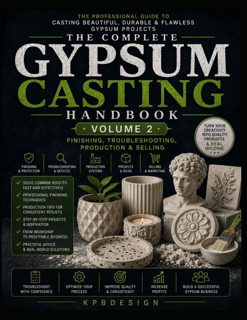 ler totalmente The Complete Gypsum Casting Handbook: Volume 2: Finishing, Troubleshooting, Production & Selling
