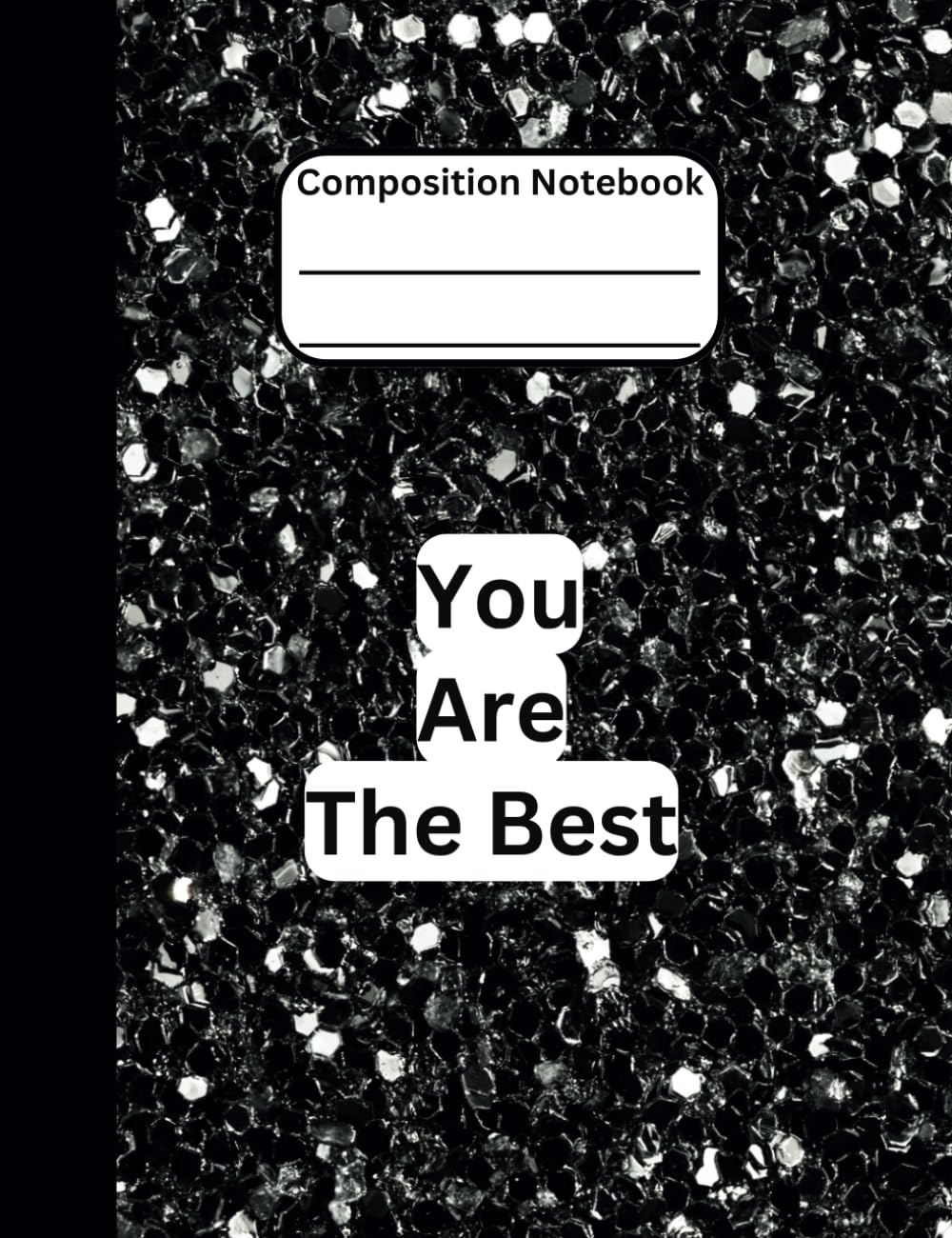 Black Composition Notebook College Ruled: 9.75x7.5 Size, Glossy Cover, 110 Pages, Version 3B baixar o livro de graça