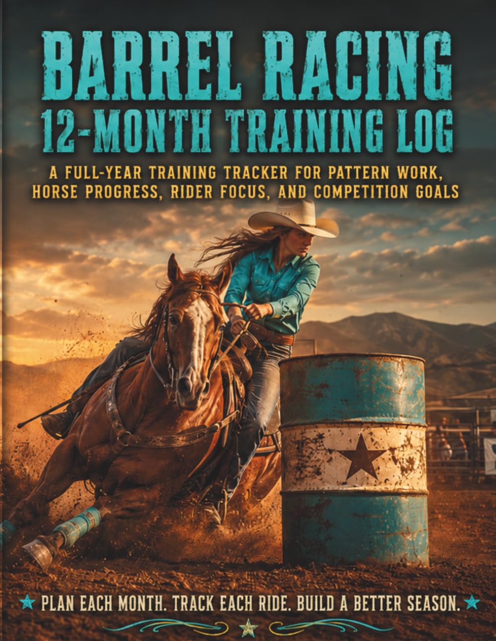 capítulo por capítulo baixar Barrel Racing 12-Month Training Log: A Full-Year Training Tracker for Pattern Work, Horse Progress, Rider Focus, and Competition Goals