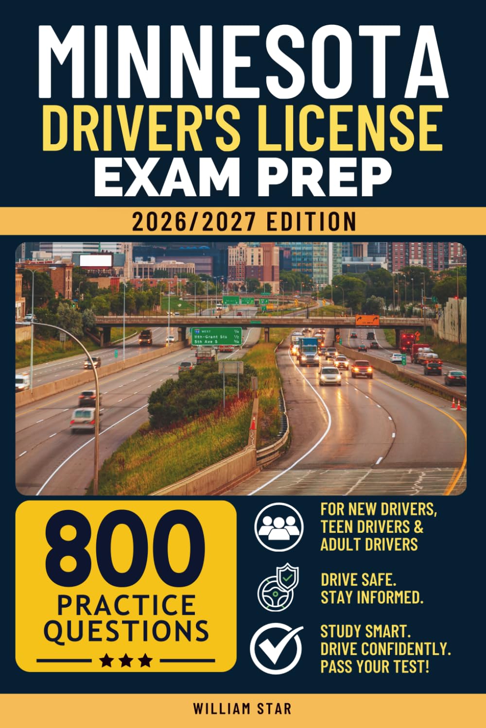 capítulo por capítulo baixar Minnesota Driver's License Exam Prep: Study Guide, Road Signs & Practice Tests to Help You Pass the Written Knowledge Test