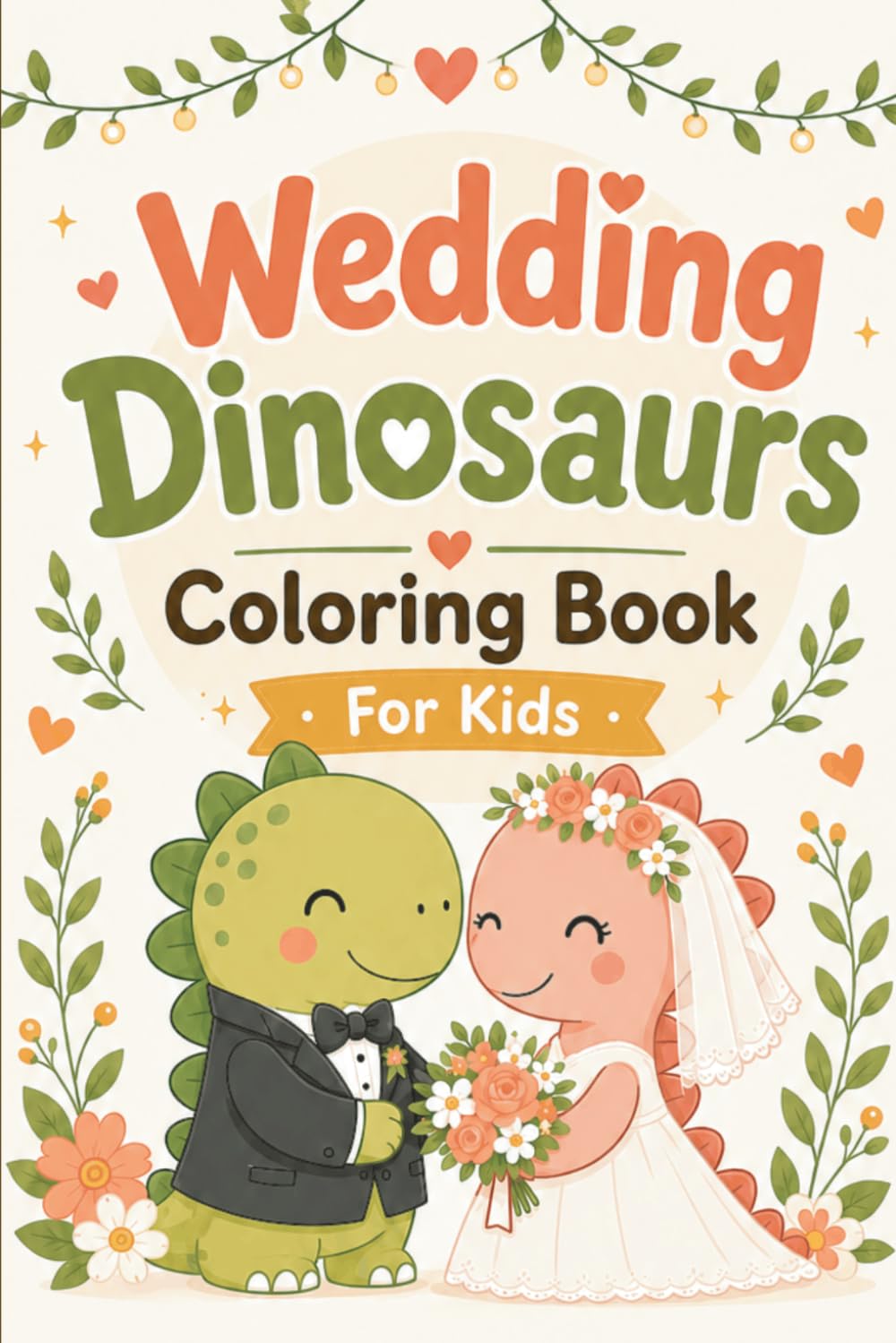 Wedding Dinosaurs Coloring Book for Kids: The Perfect Wedding Gift for Kids. 40+ Easy Coloring Pages for Children Ages 3-8. A Quiet Activity Book for Wedding Bags, Favors and Reception Tables baixar o livro de graça