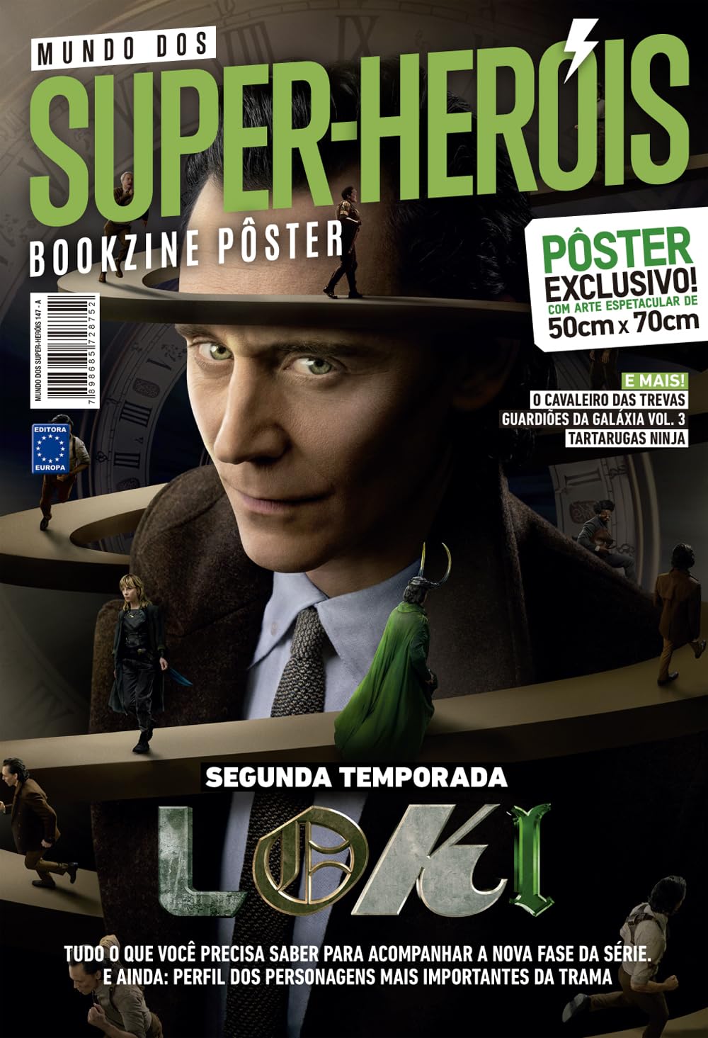 Loki Segunda Temporada (Versão lisa, sem dobras, enviada em tubo protetor) - Superpôster Mundo dos Super-Heróis baixar o livro de graça