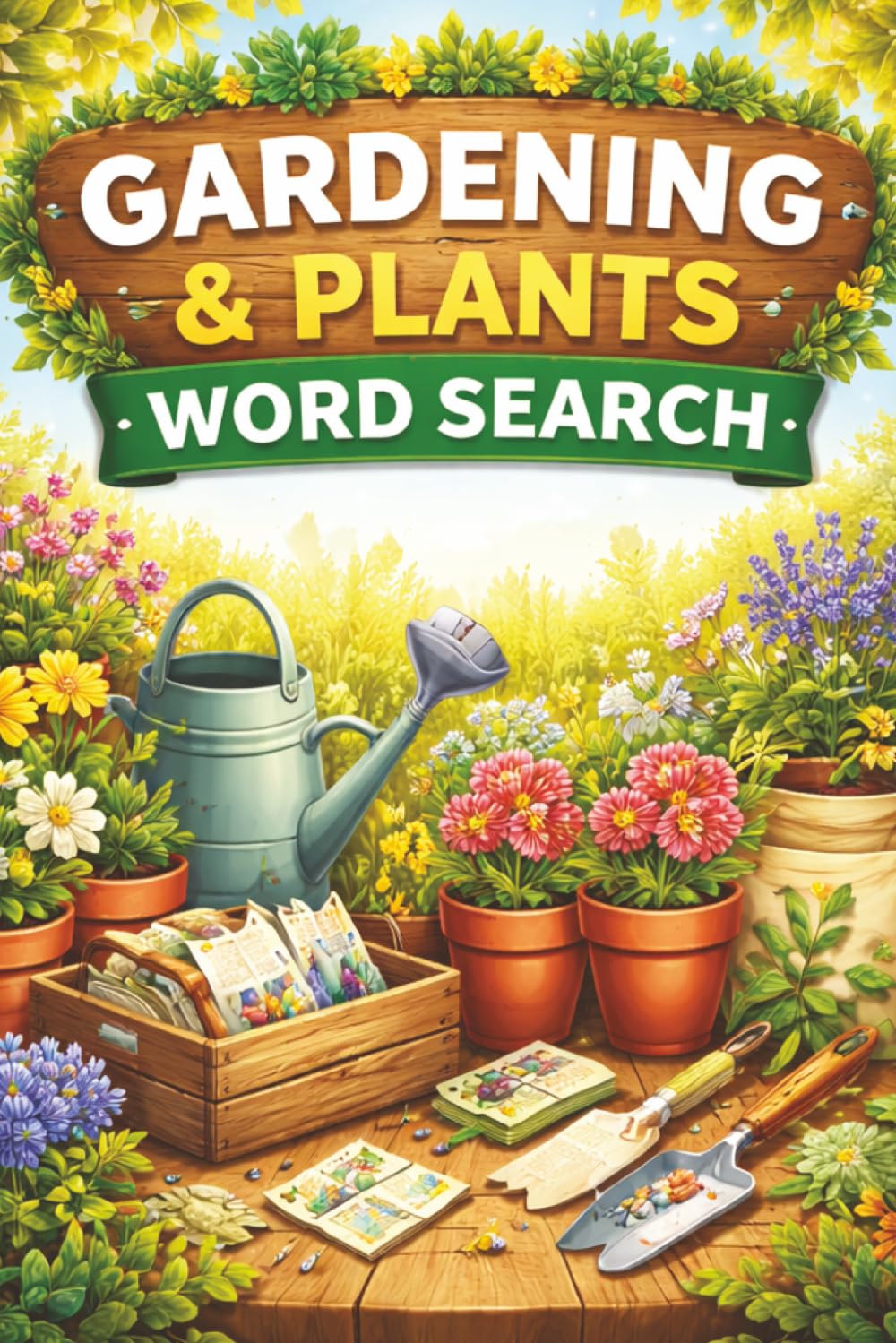 ler totalmente Gardening and Plants Wordsearch: Gardening and plants flowers nature wordsearch 55 puzzles paperback 6x9