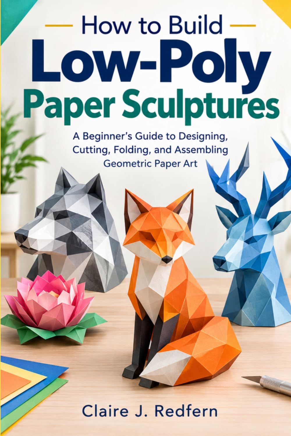 How to Build Low-Poly Paper Sculptures: A Beginner's Guide to Designing, Cutting, Folding, and Assembling Geometric Paper Art baixar livro de graça