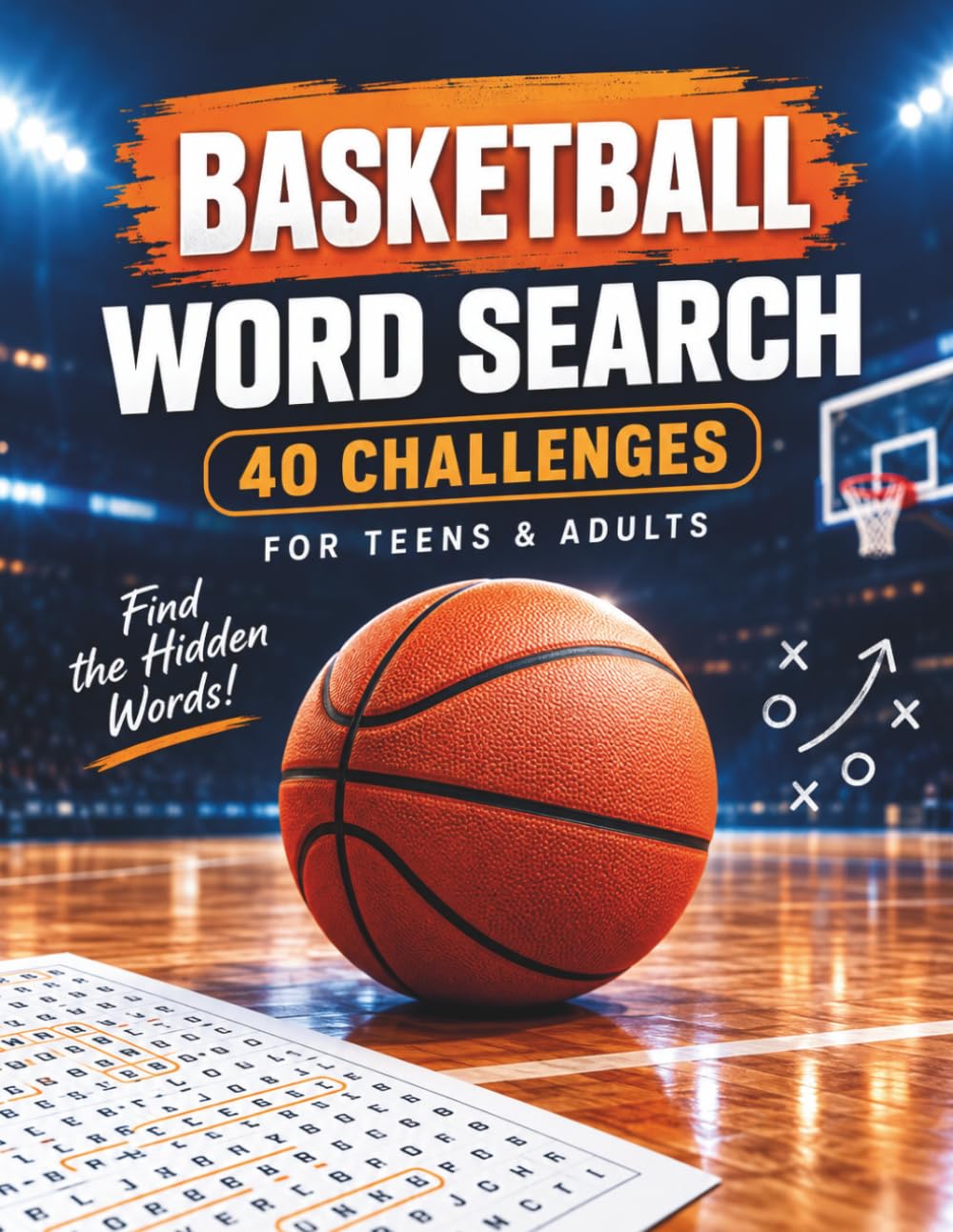 Basketball Word Search: 40 Fun & Challenging Puzzles for Teens & Adults baixar livro de graça