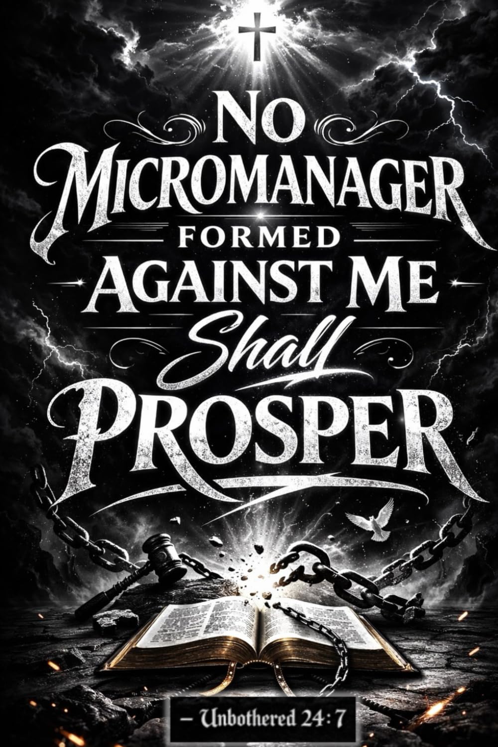capítulo por capítulo baixar No Micromanager Formed Against Me Shall Prosper Funny Notebook Journal: Unbothered 24:7