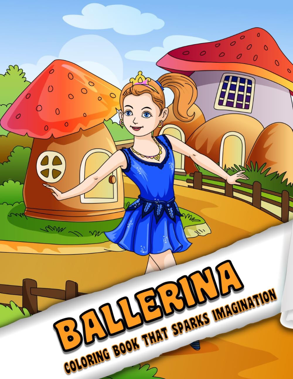 capítulo por capítulo baixar Ballerina: Coloring Book for Adults and Kids, Featuring Simple, Large Designs of a Graceful Woman Enjoying Ballet Dancing for Stress Relief