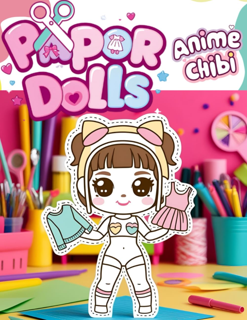 Paper Doll Cute Muñecas Recortables Anime Chibi: Diseños Kawaii para Recortar y Pegar Kawaii Chibi Cutouts: Anime Scrapbook and DIY Craft Book: Paper... Cute Paper Dolls Libro (Spanish Edition) baixar o livro de graça
