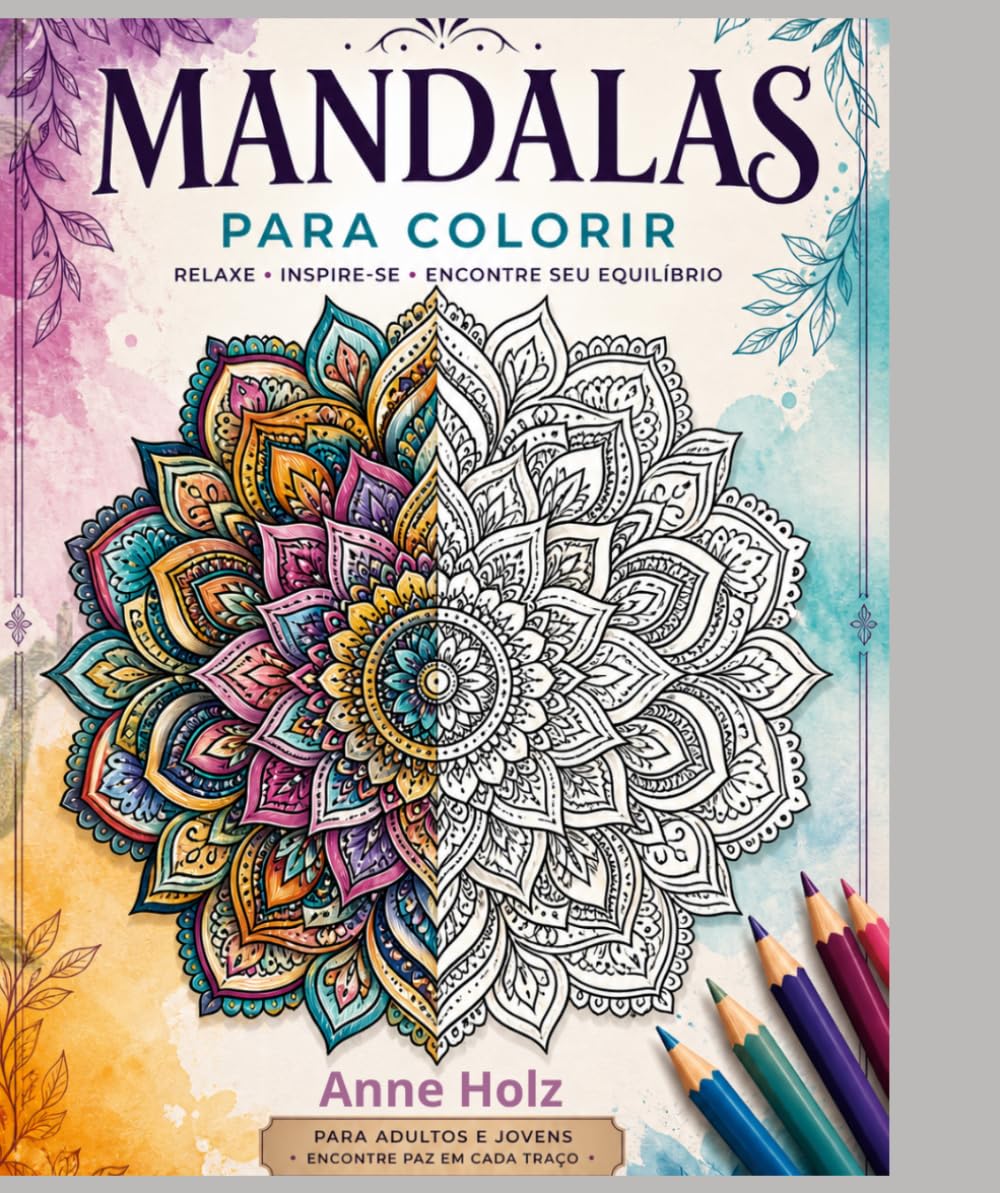 ler totalmente Livro de Mandalas: Para Colorir (Portuguese Edition)