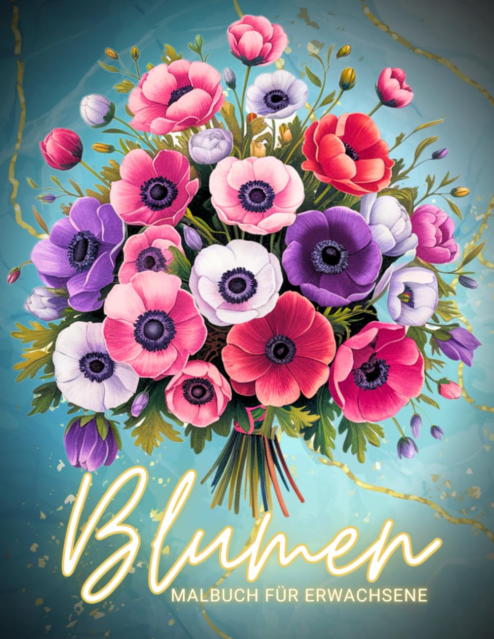 Malbuch für Erwachsene Blumen: Das Stressabbau-Ausmalbuch mit 50 wunderschönen Anti-Stress-Blumenmotiven (German Edition) baixar o livro de graça