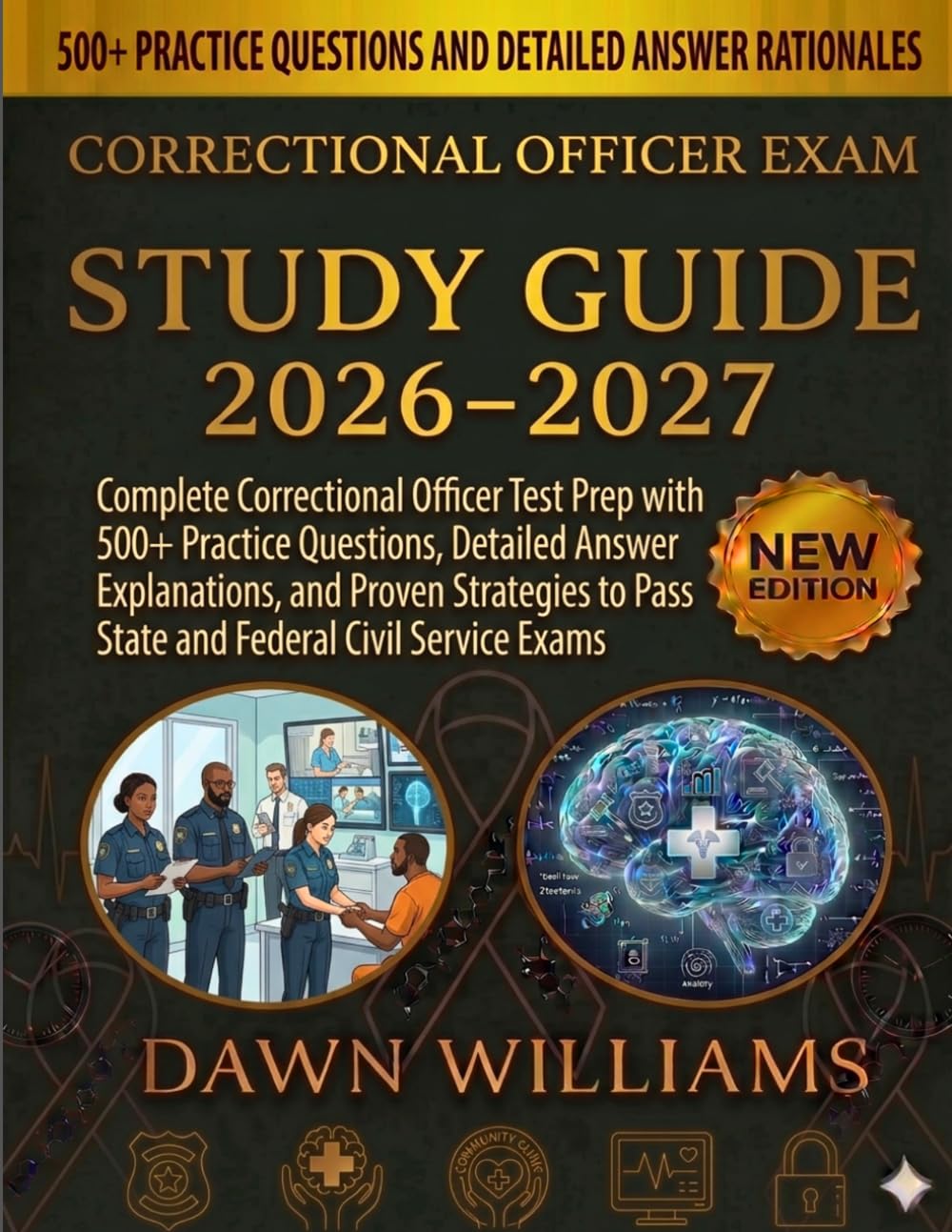 capítulo por capítulo baixar Correctional Officer Exam Study Guide 2026–2027: Complete Correctional Officer Test Prep with 500+ Practice Questions, Detailed Answer Explanations,... to Pass State and Federal Civil Service Exams