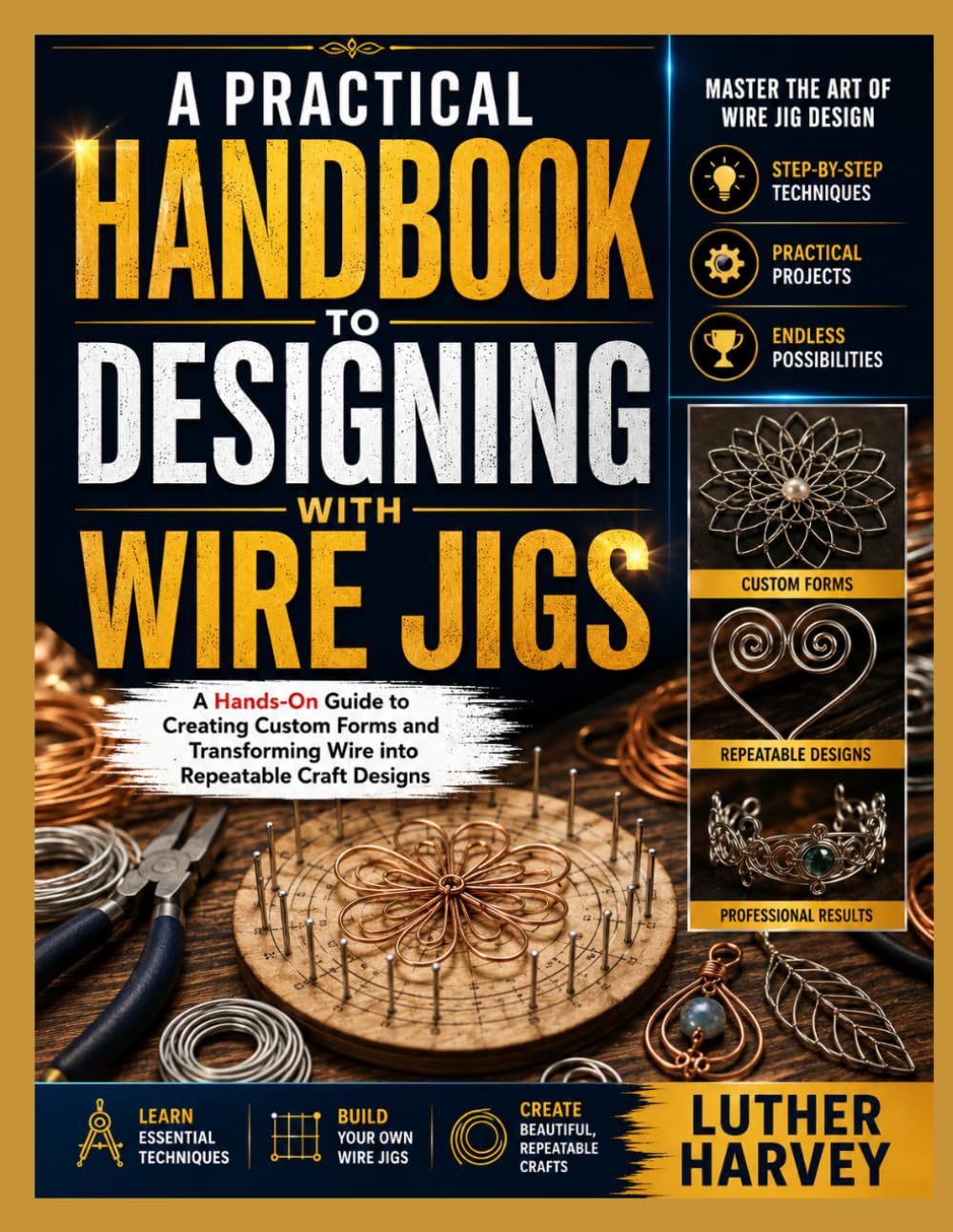A PRACTICAL HANDBOOK TO DESIGNING WITH WIRE JIGS: A Hands-On Guide to Creating Custom Forms and Transforming Wire into Repeatable Craft Designs baixar o livro de graça