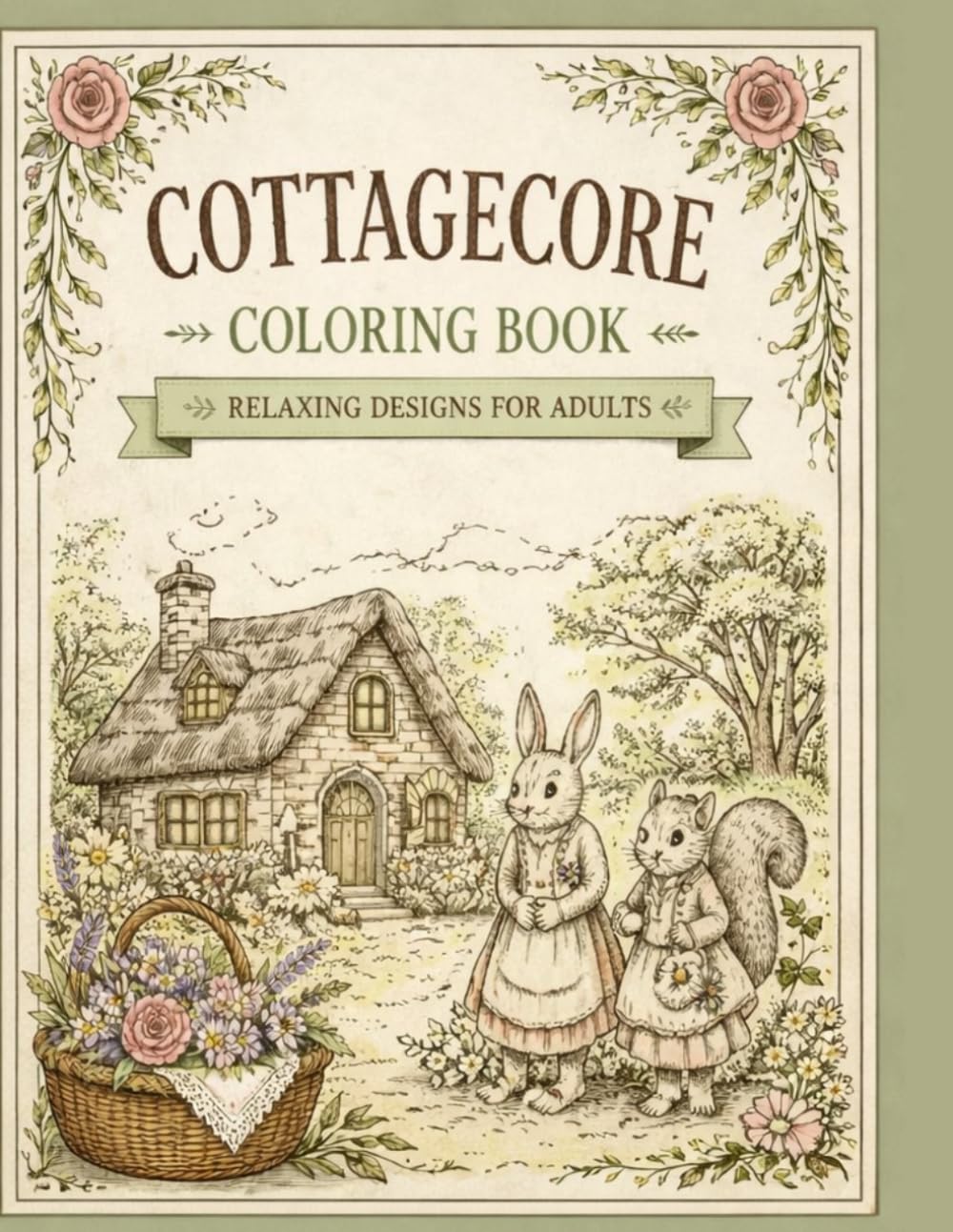 capítulo por capítulo baixar Cottagecore Coloring Book: Relaxing Designs for Adults
