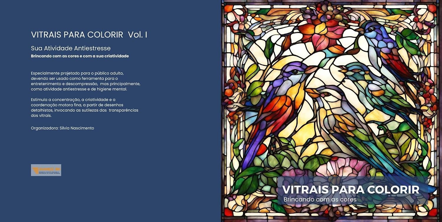 capítulo por capítulo baixar VITRAIS PARA COLORIR: Sua Atividade Antiestresse - Brincando com as cores e com a sua criatividade (AquiAgora Livro 1)