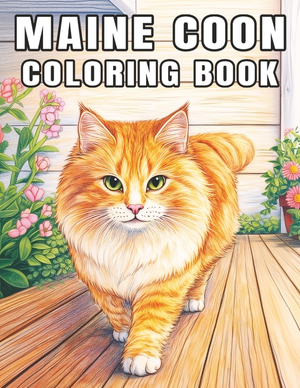 Maine Coon Coloring Book: Relaxing detailed illustrations of majestic, fluffy, and gentle cats for stress relief, creative relaxation, and anyone who... these lovable pets. (My Cute Cats Collection) baixar o livro de graça