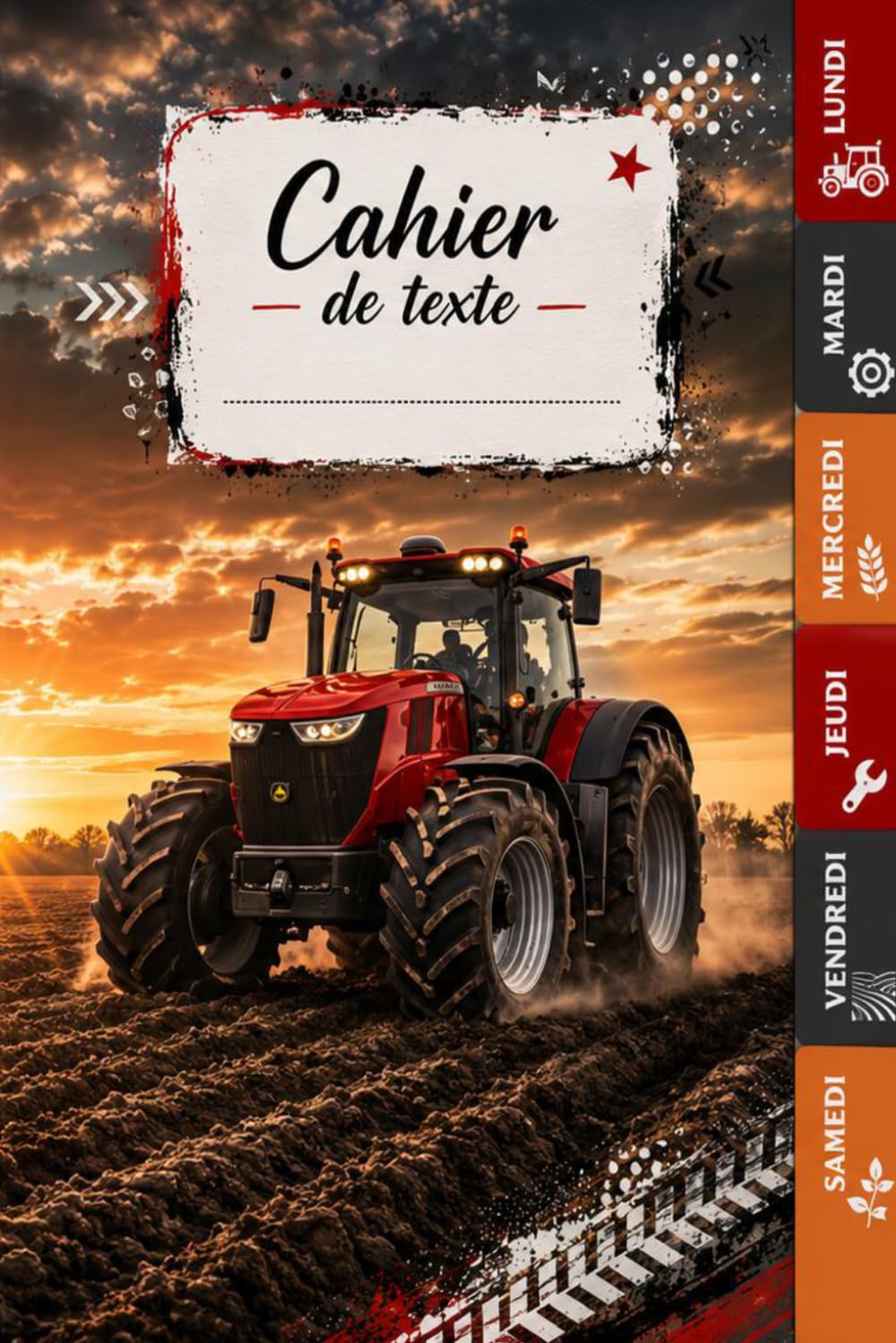 ler totalmente CAHIER DE TEXTE 2026 2027 TRACTEUR: CE1, CE2, CM1, CM2, Collège | Pratique Pour Toutes Les Matières (French Edition)