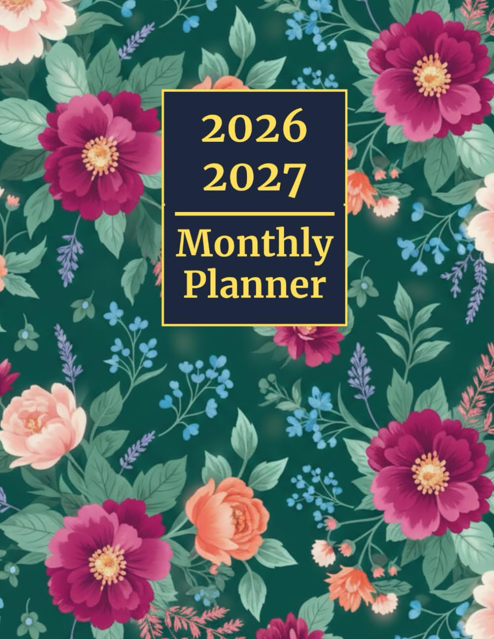 2026–2027 Monthly Planner: 2-Year Calendar | January 2026 to December 2027 | Large Organizer with Holiday Reminders, Notes, Password Tracker & More baixar livro de graça