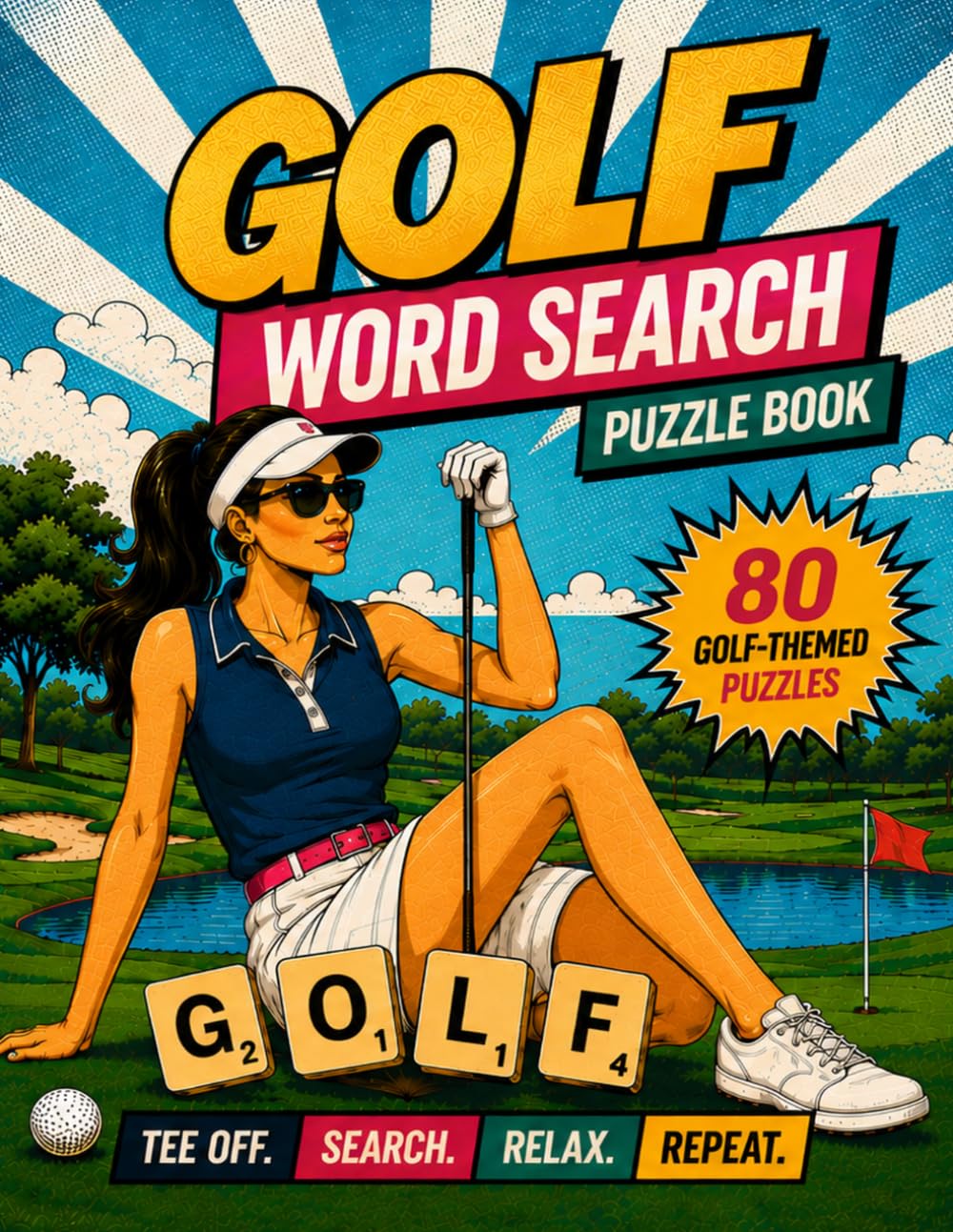 The Ultimate Golf Word Search for Adults: Fun Golf-Themed Puzzles for Adults & Seniors | A Relaxing Brain Game and Gift for Golfers & Golf Lovers baixar livro de graça