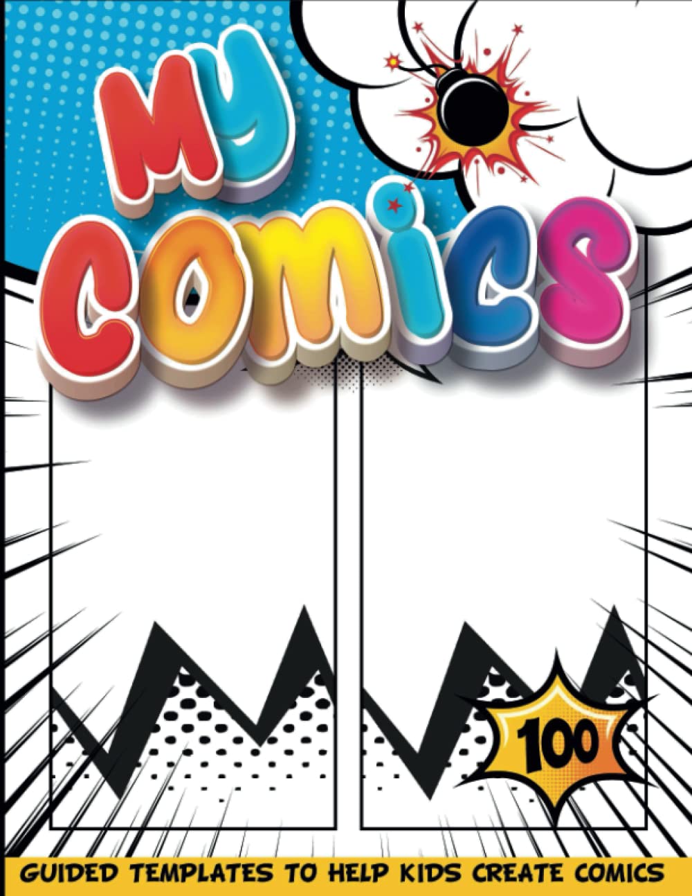 ler totalmente Blank Comic Book Panelbook: Comic Making Book | Drawing Books Anime