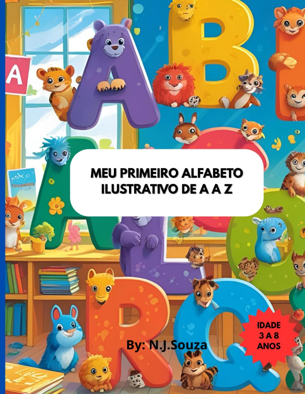 Meu primeiro alfabeto ilustrativo de A a Z.: livro de aprendizado (Portuguese Edition) baixar livro de graça