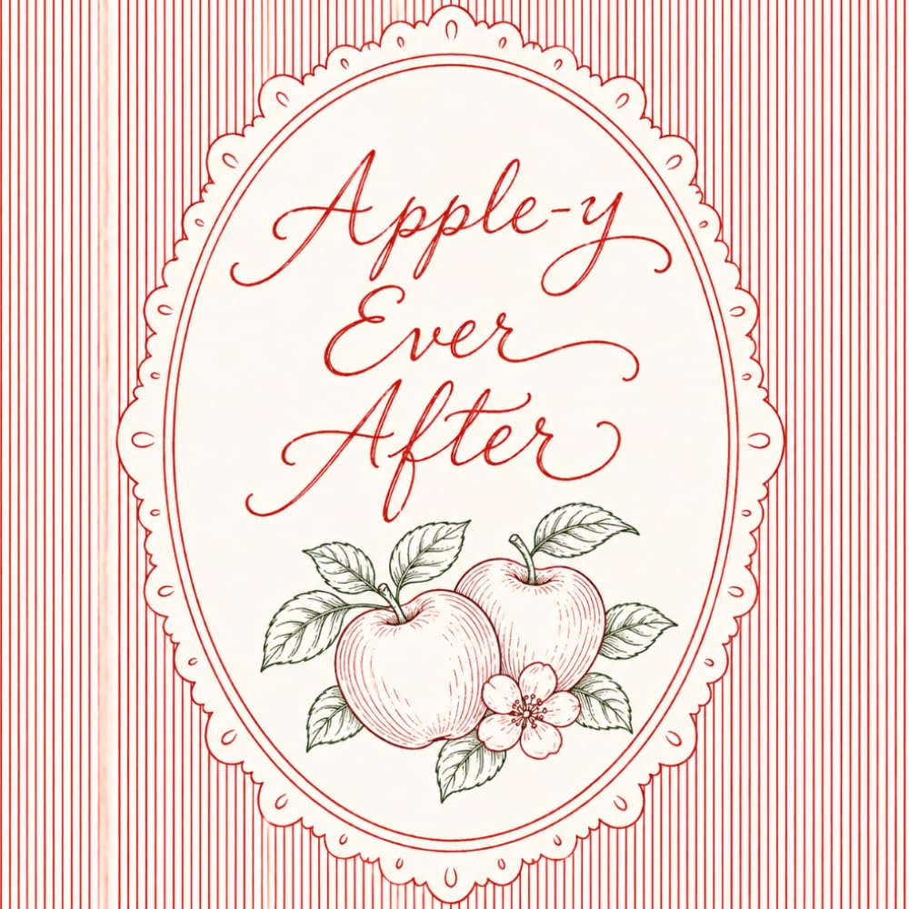 ler totalmente Apple-y Ever After: Apple Themed Bridal Shower Guest Book and Gift Log | Pink Ticking Stripe and Vintage Cameo Design | 8.5 x 8.5 Inch Sign In Book for Wishes, Advice and Memories