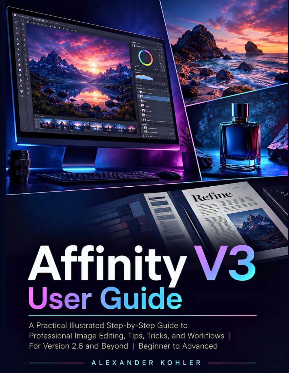 capítulo por capítulo baixar Affinity v3 User Guide: A Practical Illustrated Step-by-Step Guide to Professional Image Editing, Tips, Tricks, and Workflows | For Version 2.6 and Beyond | Beginner to Advanced