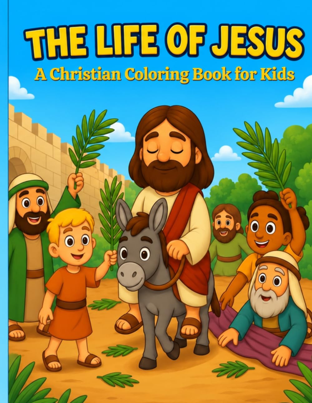ler totalmente The Life of Jesus: A Christian Coloring Book for Kids