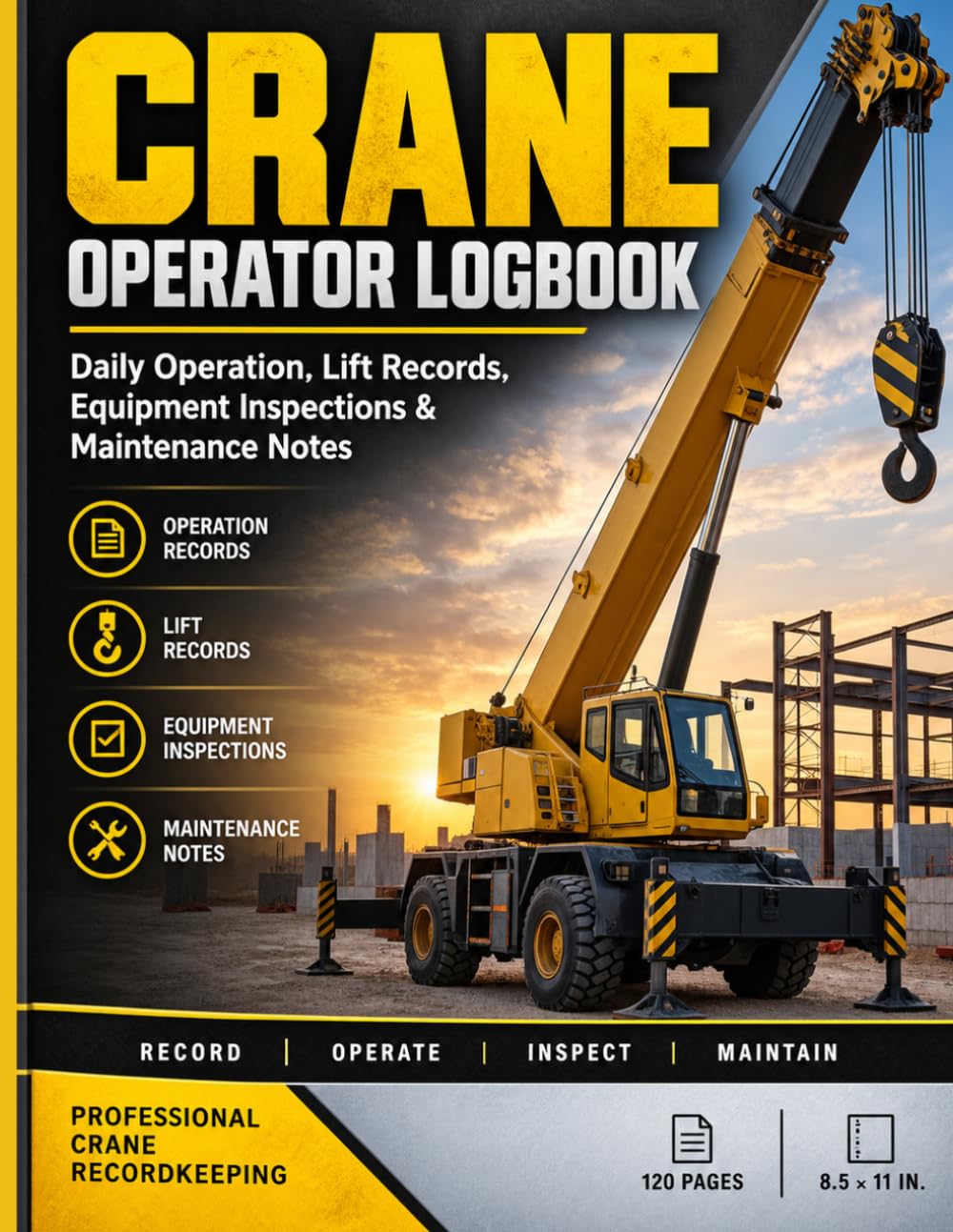 capítulo por capítulo baixar Crane Operator Logbook: Daily Operation, Lift Records, Equipment Inspections & Maintenance Notes
