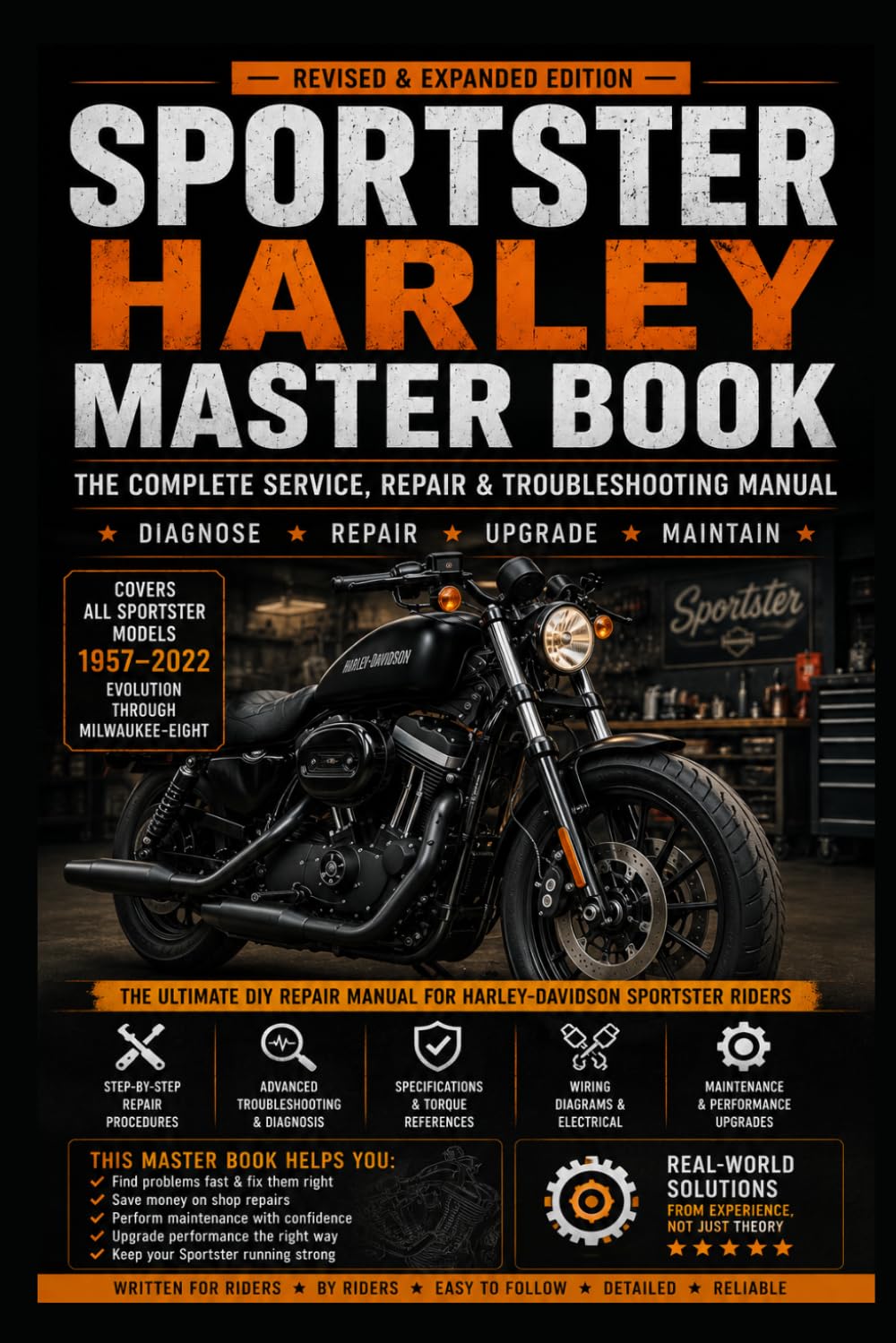 ler totalmente SPORTSTER HARLEY MASTER BOOK: The Complete Service, Repair & Troubleshooting Manual For Harley-Davidson Sportster Models 1957–2022 Ironhead •... Era Reference Where Applicable