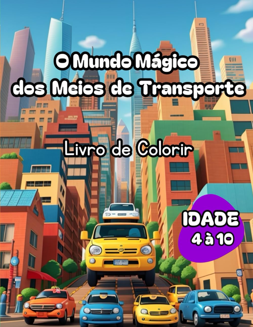O Mundo Mágico dos Meios de Transportes: Embarque em uma jornada emocionante pelo mundo dos veículos com nosso livro de colorir. Este livro cativante... animados e muito mais. (Portuguese Edition) baixar livro de graça