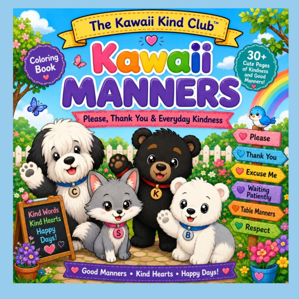 Kawaii Kind Club Manners: Please, Thank You, and Everyday Kindness baixar livro de graça