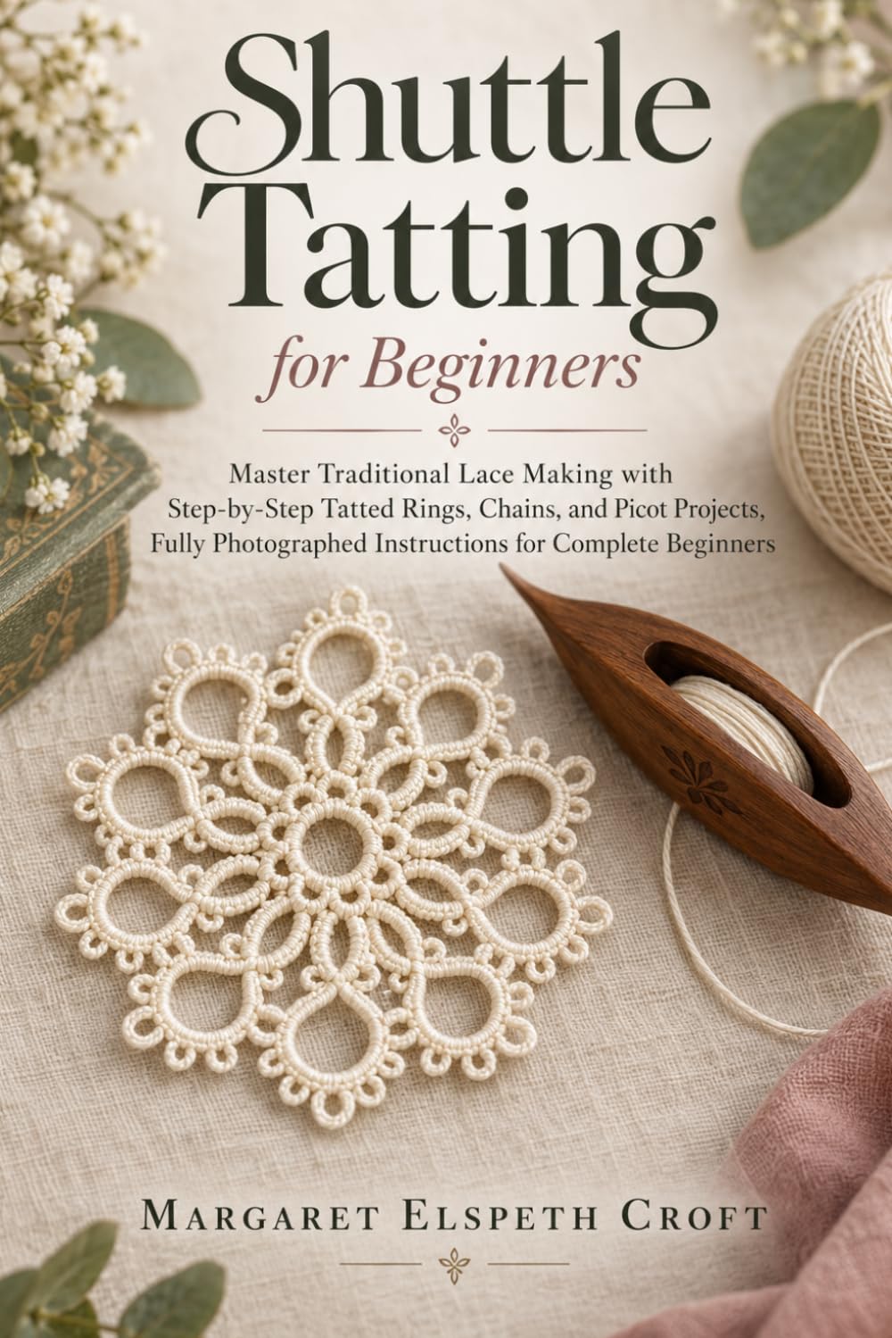 Shuttle Tatting for Beginners: Master Traditional Lace Making with Step by-Step Tatted Rings, Chains, and Picot Projects, Fully Photographed Instructions for Complete Beginners baixar o livro de graça