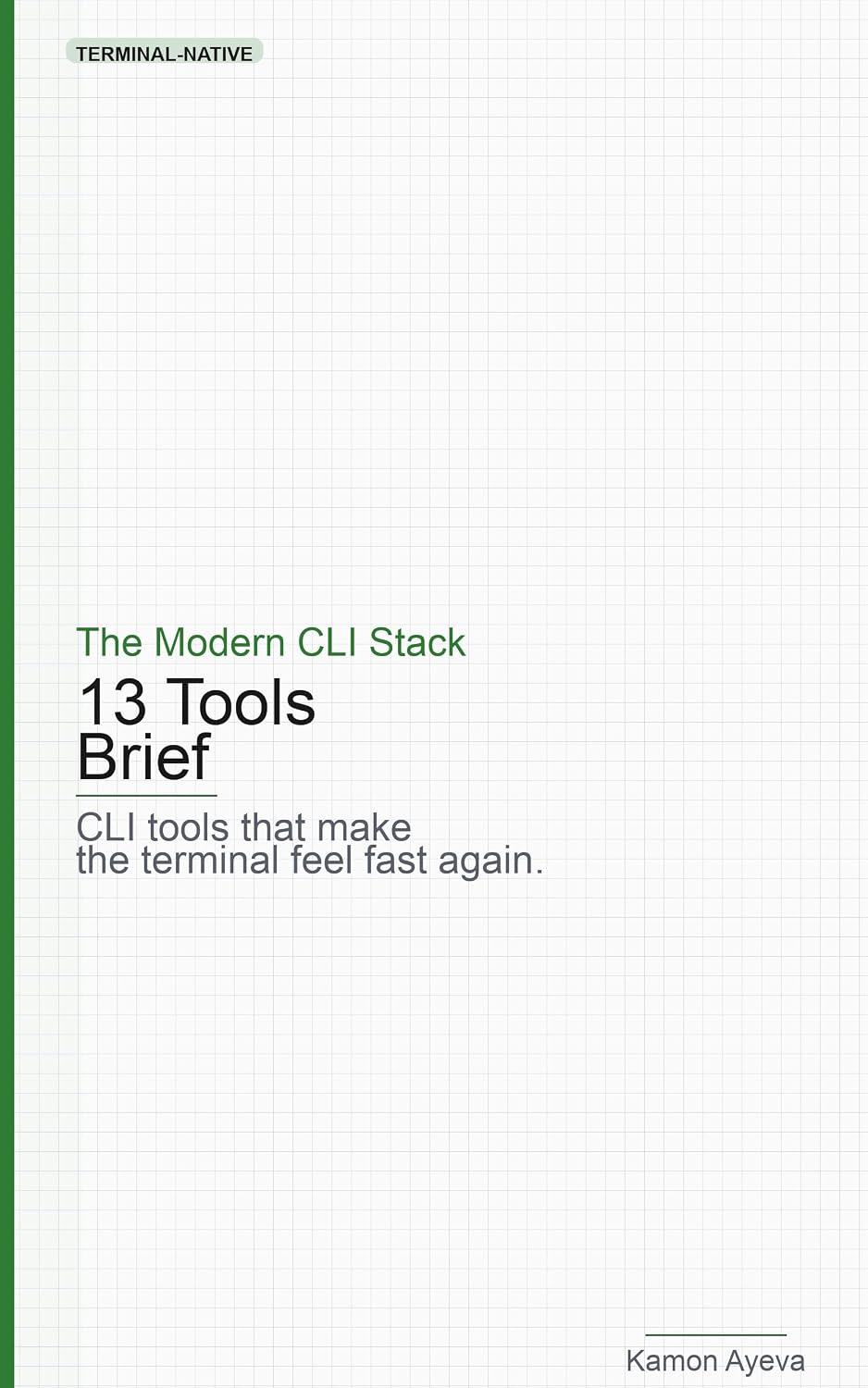 The Modern CLI Stack — 13 Tools Brief: 13 Tools That Make the Terminal Feel Fast Again (English Edition) baixar livro de graça